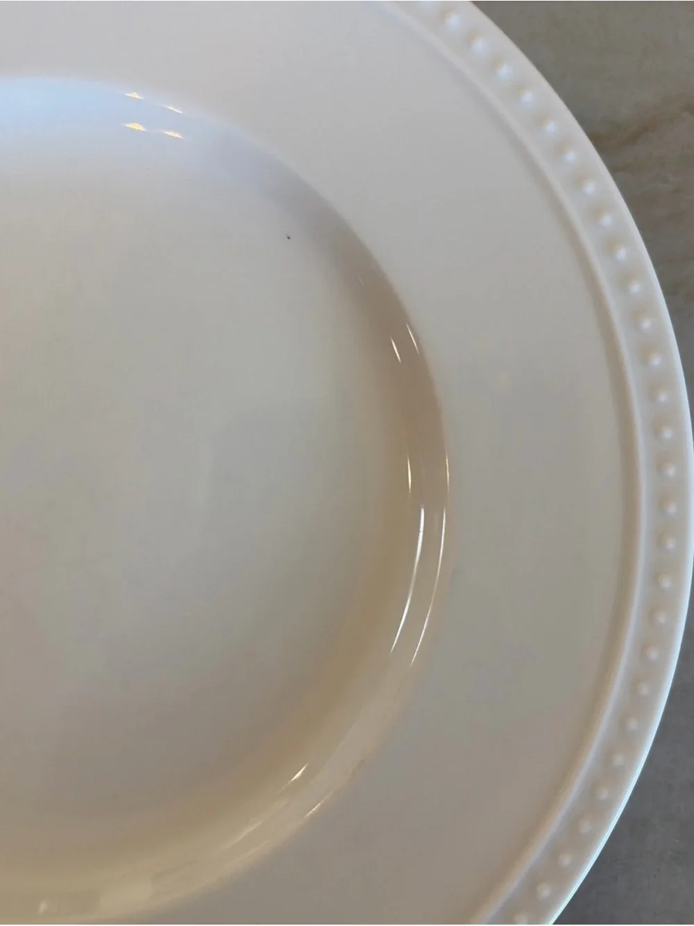 Crate & Barrel STACCATO White 9 3/8